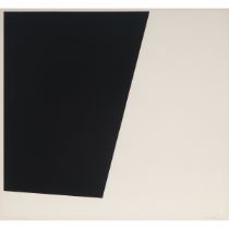 Guido Molinari (1933-2004), UNTITLED (NOIR-BLANC), 1956/1967, sheet 27 x 27 in — 68.6 x 68.6 cm