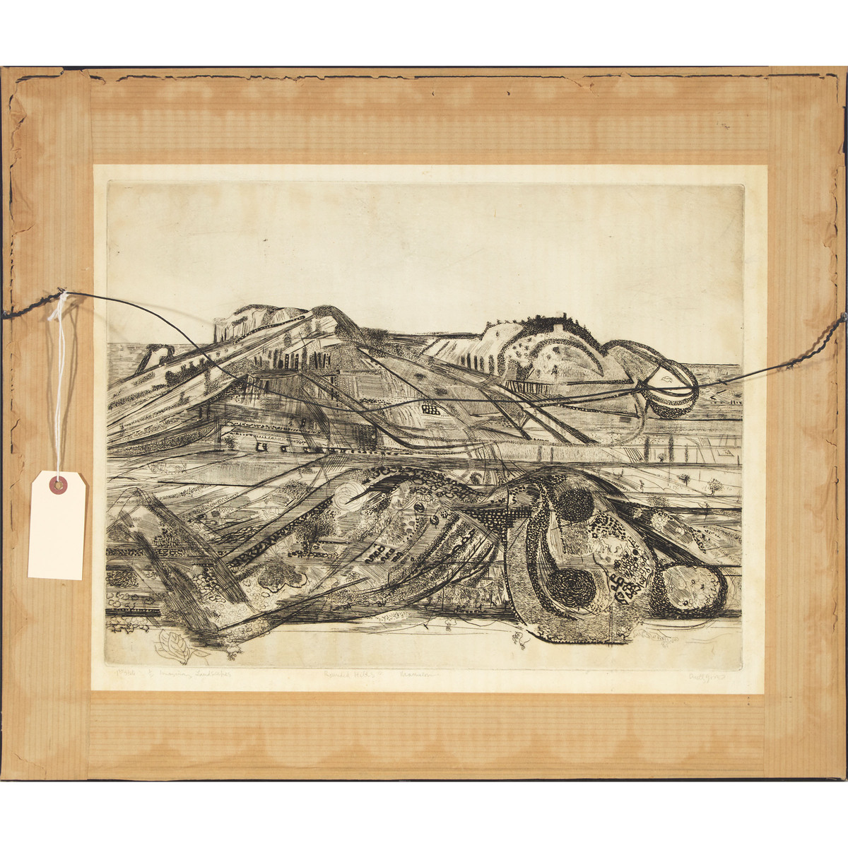 Anthony Gross (1905-1984), LES MAMELONS (ROUNDED HILLS), 1962, signed, titled, and numbered 21/50; t - Image 5 of 8