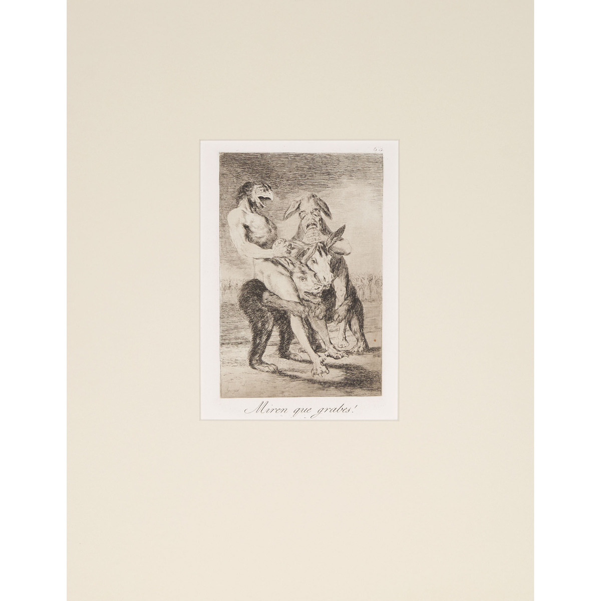 Francisco José de Goya y Lucientes (1746-1828), LOS CAPRICHOS, CA. 1855-1878 [D. 40-111; H. 38-109], - Image 44 of 55