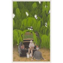 David Alexander (Alex) Colville (1920-2013), WILLOW, 2002, 27.5 x 17 in — 69.9 x 43.2 cm