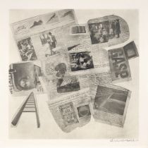 Robert Rauschenberg (1925-2008), FEATURES #77, FROM "CURRENTS," 1970 [F. 148], signed, dated "70," a