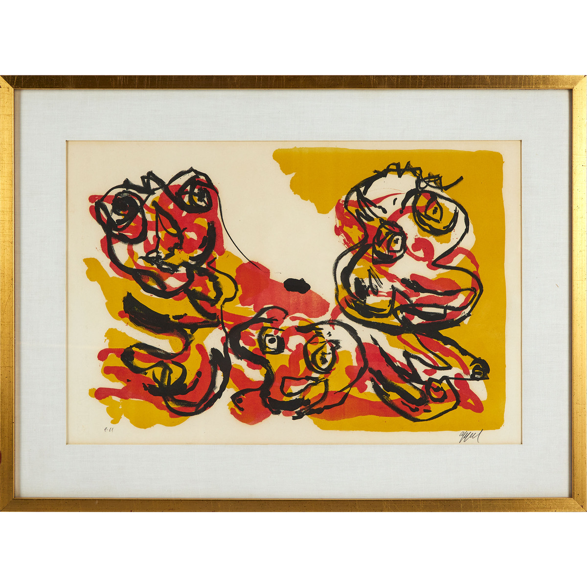 Karel Appel (1921-2006), UNTITLED, CA. 1975, signed and editioned "e.a" for artist's proof, aside fr - Image 2 of 3