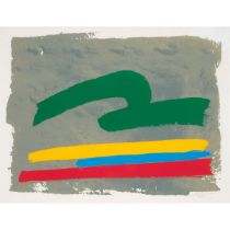 Jack Hamilton Bush, OSA, ARCA (1909-1977), GREEN LOOP, FROM "THE SUITE OF FIVE," 1971, 24.5 x 32 in