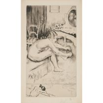 Louis Legrand (1863-1951), LA PEDICULTURE, 1905, signed and numbered 4/30 to margin; published by Gu