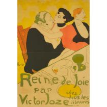 Henri de Toulouse Lautrec (1864-1901), REINE DE JOIE PAR VICTOR JOZE CHEZ TOUS LES LIBRAIRES, 1892,