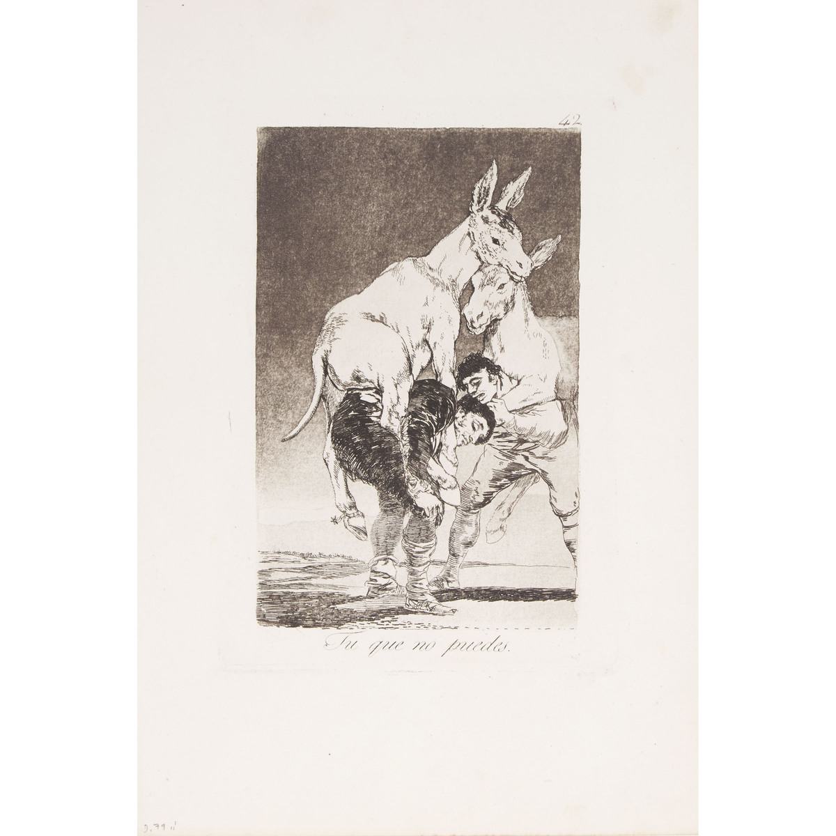 Francisco José de Goya y Lucientes (1746-1828), LOS CAPRICHOS, CA. 1855-1878 [D. 40-111; H. 38-109], - Image 21 of 55