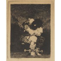 Francisco José de Goya y Lucientes (1746-1828), THE LITTLE PRISONER, 1810-1867 [H. 26], 1st edition,