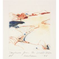 John Hartman, RCA (b. 1950), TRAYTOWN, ON THE LOUIL HILLS, 1998, 4.25 x 4 in — 10.8 x 10.2 cm