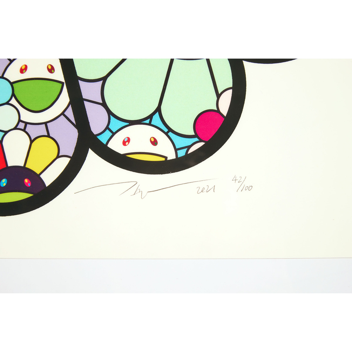 Takashi Murakami (b. 1962), SCHOOL ENTRANCE CEREMONY, 2022, signed and numbered 42/100; published by - Bild 2 aus 2