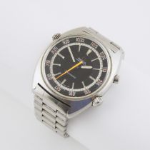 Omega Seamaster Chronostop Wristwatch, With Chronograph, circa 1968; reference #145.008; 41mm; 17 je