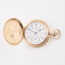 International Watch Co. - Schaffhausen Stem Wind Pocket Watch, circa 1900; case #619437; movement #5
