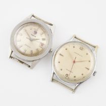 Two Vintage Wristwatches, the first a Rado 'Starliner', with date, 35mm, 25 jewel cal.1700/01 automa
