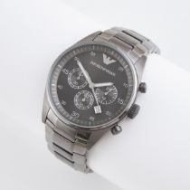 Emporio Armani Wristwatch, With Date And Chronograph, circa 2010's; reference #5964; case #251809; 4