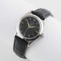 Rolex Oyster Speedking Wristwatch, circa 1963; reference #6430; serial #906368; 30mm; 17 jewel cal.1