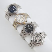 Four Various Wristwatches, comprising a Wittnauer, a Calvin Klein, an Esquire and a Seiko; all in st