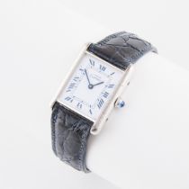 Must De Cartier 'Tank Must' Wristwatch, circa 1990's; reference #681006; 23mm; quartz movement; in a