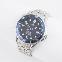 Omega Seamaster Professional 300M Wristwatch, With Date, circa 2005; reference #2531.80; 42mm; 23 je