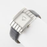 Men's Boucheron Reflet Parallele Wristwatch, circa 2010; case #AK432069; 37mm x 27mm; quartz movemen