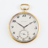 Paul Ditisheim Swiss Openface Stemwind Pocket Watch, circa 1920; case #51326; 46mm; 19 jewel 'Grand