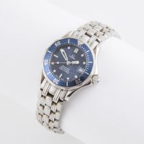 Lady's Omega Seamaster Professional 300M Wristwatch, With Date, circa 2000's; reference #2224.80; 28