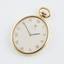 Movado Openface, Stem Wind Dress Pocket Watch, circa 1970's; 36mm x 40mm; 17 jewel movement; in an o