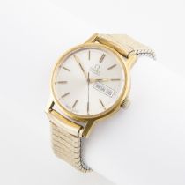 Omega Wristwatch With Day & Date, circa 1980; reference #166.0117; movement #38264292; 35mm; 17 jewe