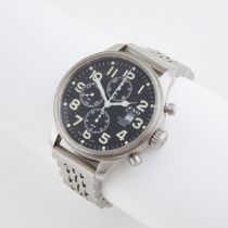 Zeno 'OS Pilot' Wristwatch, With Date And Chronograph, circa 2005; reference #8557; 47mm; 25 jewel c