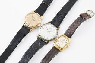 Three Various Wristwatches, including an Omega Seamaster automatic (hands stick); a lady's Omega; an
