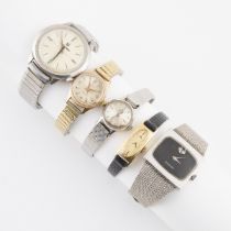 Five Various Wristwatches, a lady's Rado automatic, 22mm, working; another lady's Rado, 19mm, not wo