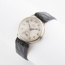 Omega Wristwatch, circa 1930; case #8400351; movement #7765941; 30mm; 15 jewel cal.26.5S.0 movement