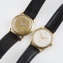 Two Lord Elgin Wristwatches, the first a 'Shockmaster', circa 1950's, case #T266978, 35mm, 23 jewel