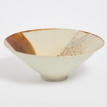 Kayo O'Young (Canadian, b.1950), Cream and Rust Glazed Bowl, 1979, diameter 12 in — 30.5 cm