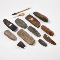 Miscellaneous Group of Stone, Bone, and Iron Implements, Various Cultures, Neolithic Period and Late