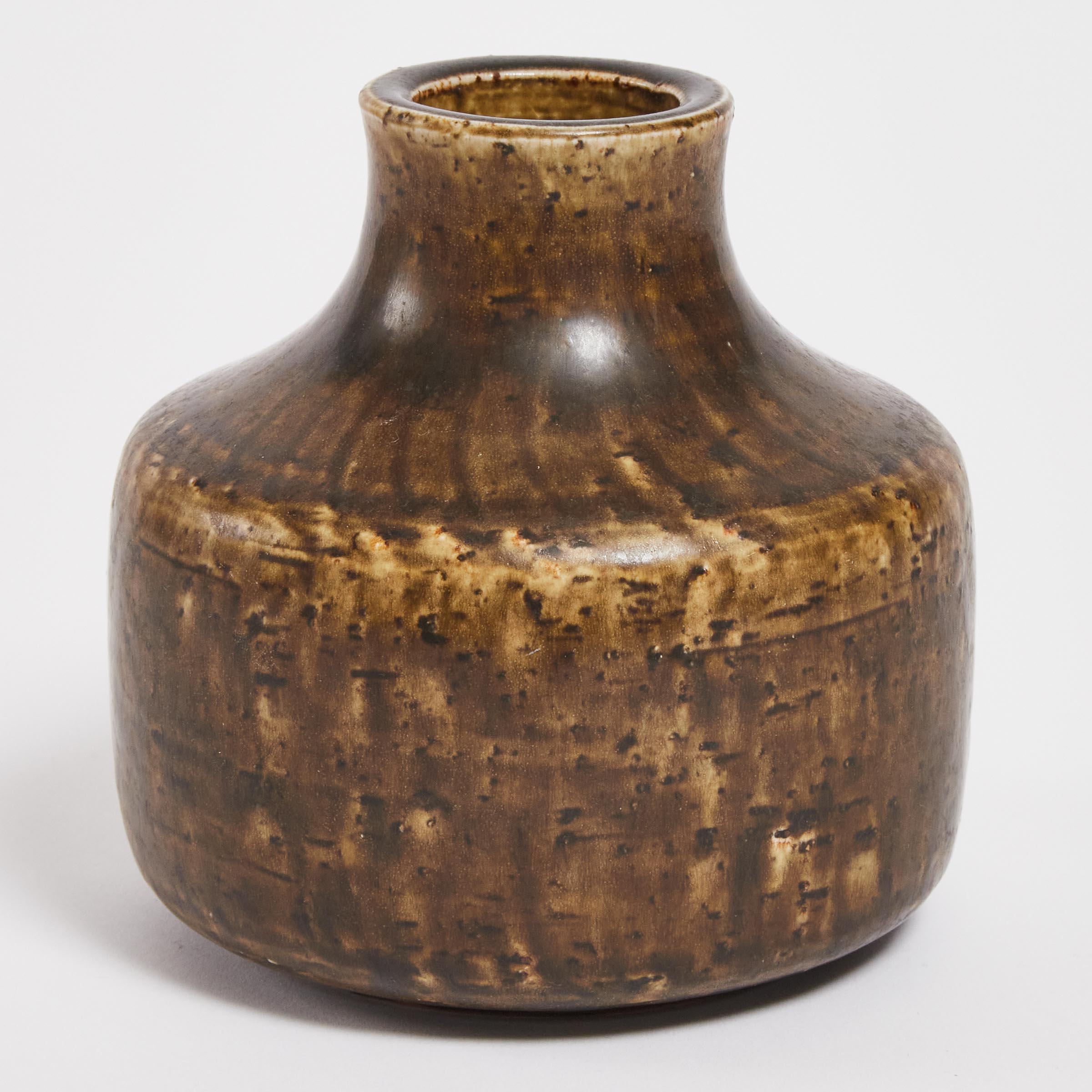 Edith Sonne Bruun (Danish, 1910-1993) for Saxbo, Vase, mid-20th century, height 5.3 in — 13.5 cm