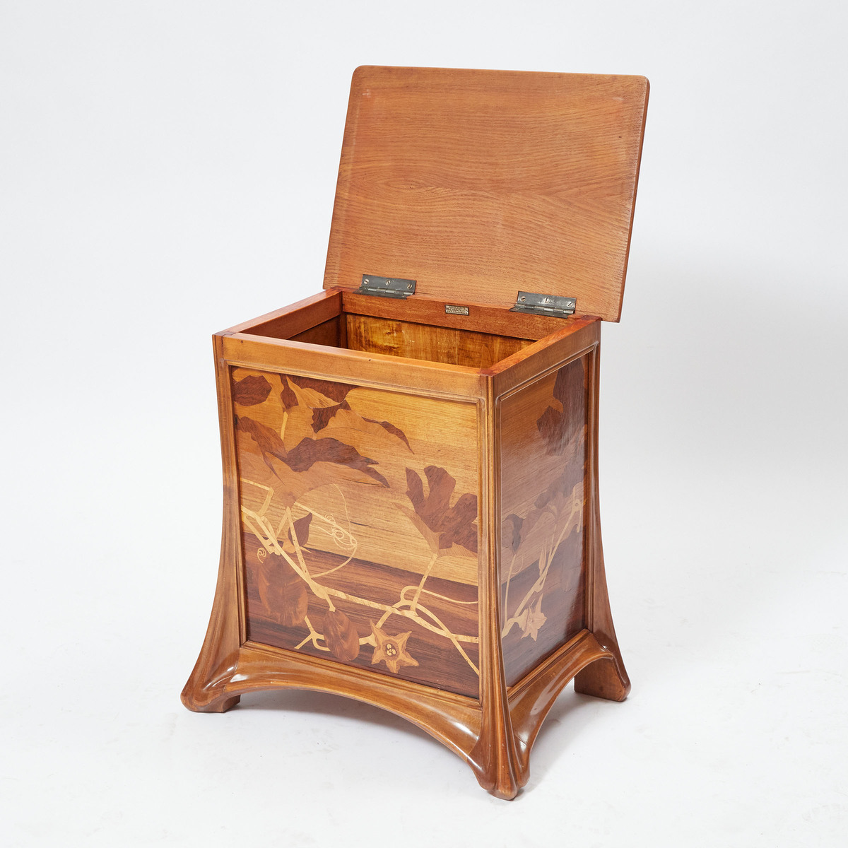 Louis Majorelle Walnut and Fruitwood Marquetry Blanket Chest, c.1900 - Image 2 of 2