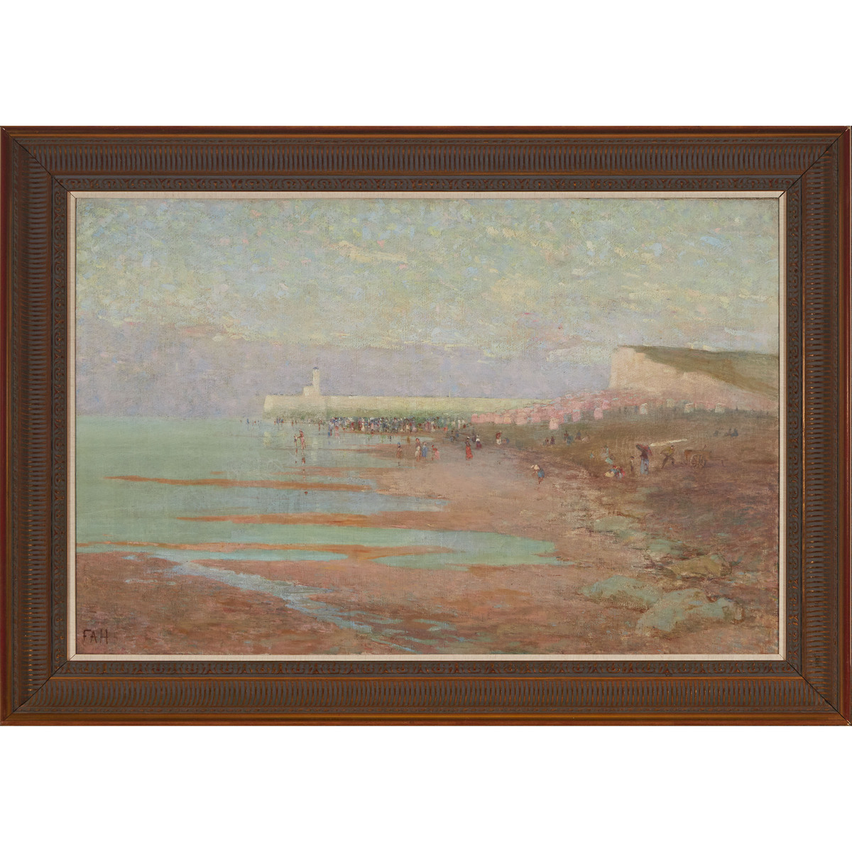 Frances Anne Hopkins (1858-1919), LE TRÉPORT, NORMANDY, 25.75 x 39.5 in — 63.5 x 99.1 cm - Image 2 of 7