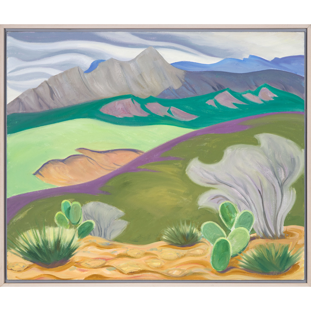 Doris Jean McCarthy, OSA, RCA (1910-2010), ARIZONA VISTA, 1998, 30 x 36 in — 76.2 x 91.4 cm - Image 2 of 6