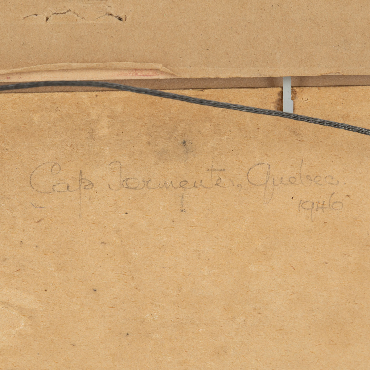 Bertram Brooker, RCA (1888-1955), CAP TOURMENTE, QUEBEC, 1946, 11.375 x 15 in — 29.2 x 38.1 cm - Image 6 of 7