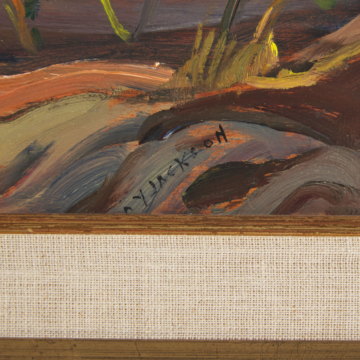 Alexander Young (A.Y.) Jackson, OSA, RCA (1882-1974), SWAMP LAKE, GO HOME BAY, 1954, 10.5 x 13.5 in - Image 3 of 6