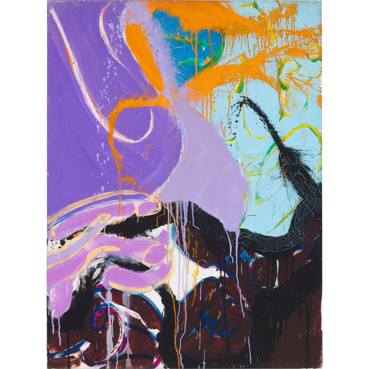 Norman Bluhm (1921-1999), SLEEPING GODDESS, 1983, each panel signed and dated "'83" verso, 40 x 90 i - Bild 2 aus 10