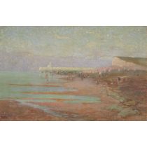 Frances Anne Hopkins (1858-1919), LE TRÉPORT, NORMANDY, 25.75 x 39.5 in — 63.5 x 99.1 cm