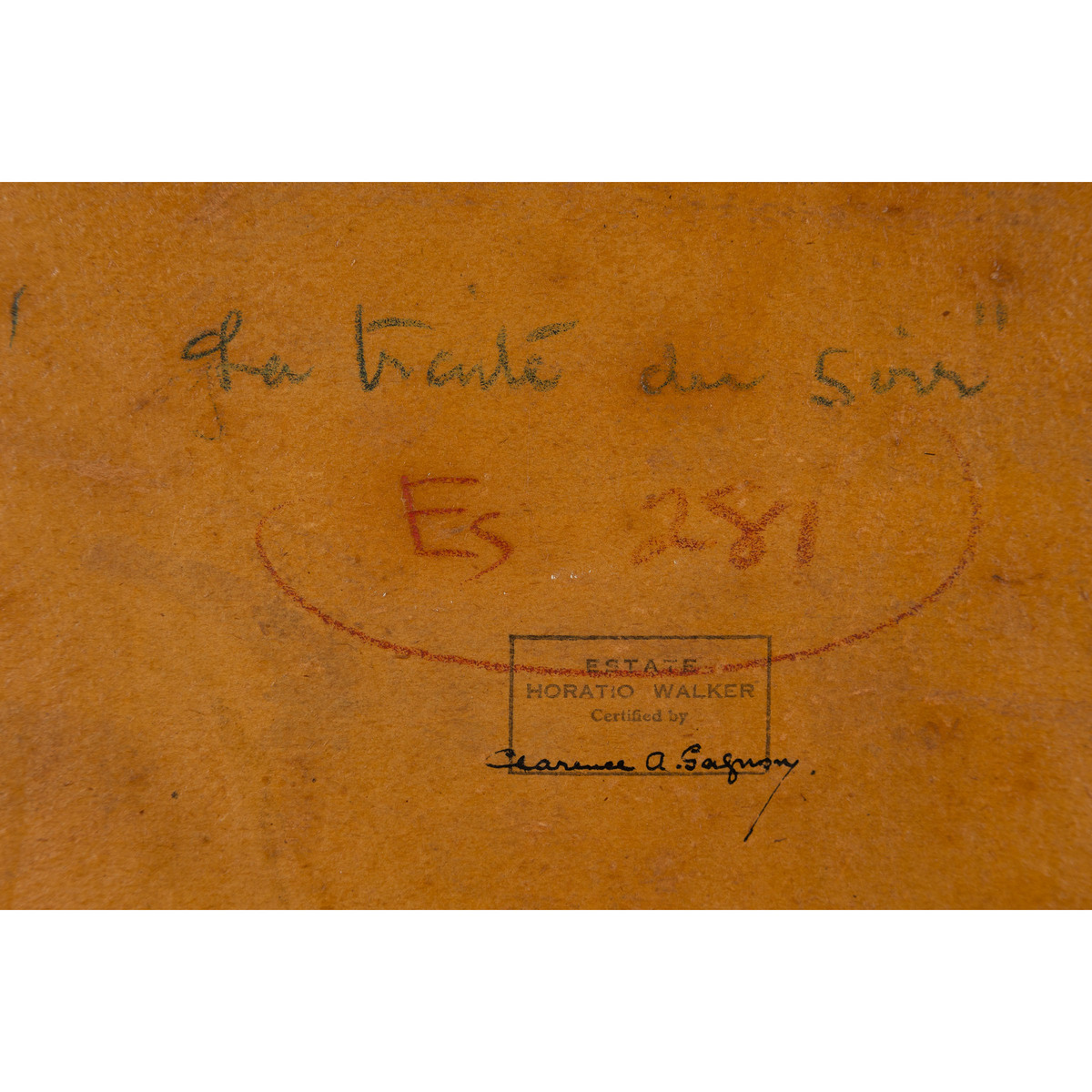 Horatio Walker, NA, RCA (1858-1938), LA TRAITE DU SOIR (THE MILKMAID), 23.75 x 18 in — 58.4 x 43.2 - Image 8 of 10