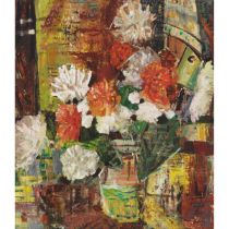 Alexandra Luke, OSA (1901-1967), FULL BLOWN, 1953, 32 x 28 in — 81.3 x 71.1 cm