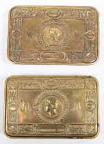 A Princess Mary's Christmas 1914 gift tin, containing packet of tobacco (opened but unused),