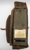 A good WWI periscope No 9 Mk II, wooden box type with instruction label affixed dated 1917, fold