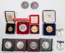 France: Napoleon III WM medallion, diam 48mm, commemorating the "Palais De Exposition L'industrie"