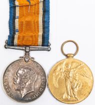Pair: BWM, Victory (23468 Pte C. Pritchard 124 Can Inf) GVF. Note: Private Charles Pritchard of