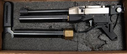A .177 Feinwerkbau Model C5 CO2 Match Target pistol, number 1073, with 10 shot rapid fire