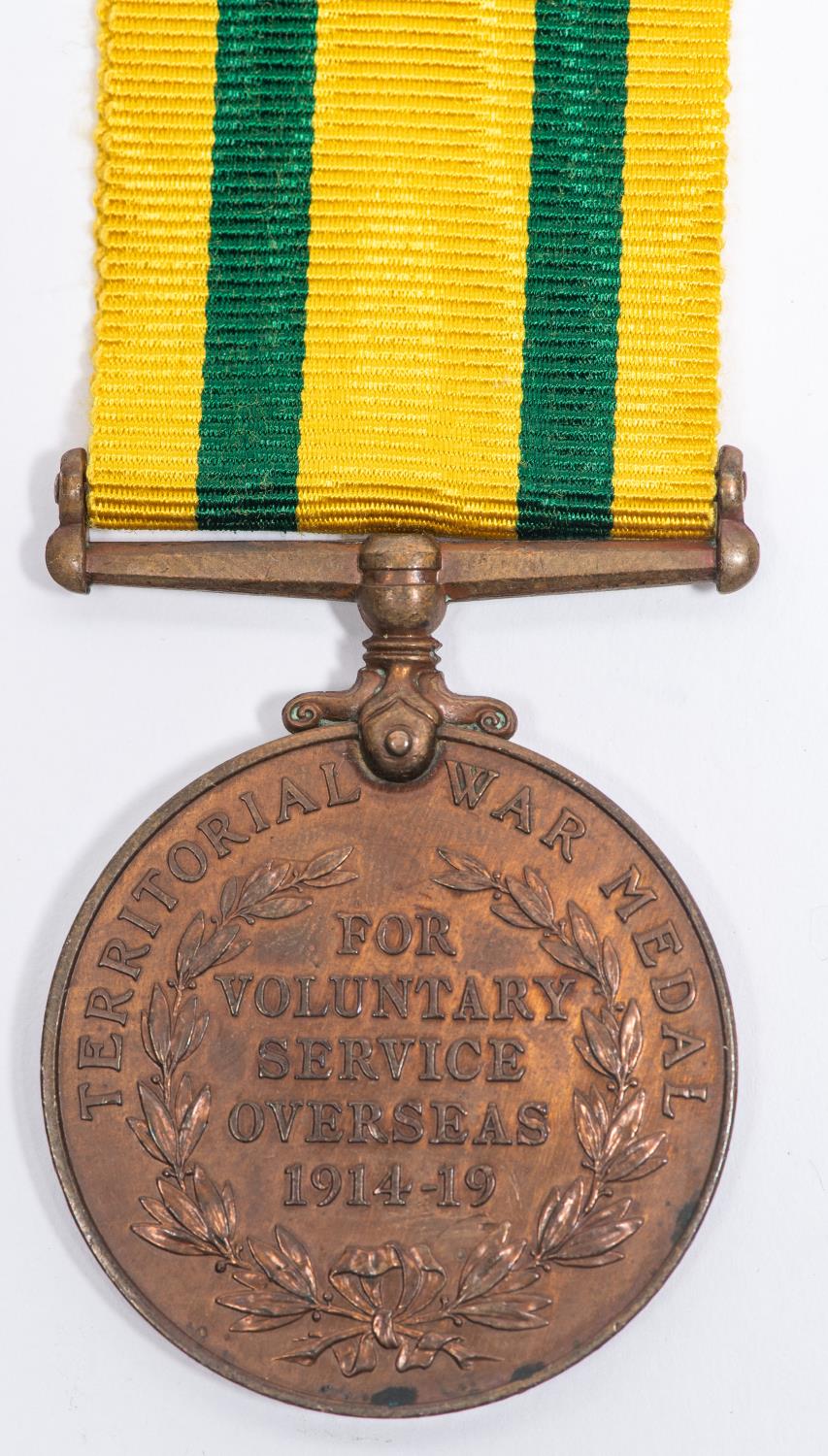 Territorial Force War Medal (1233 Dvr F.T.J. Wellman R.A.) NVE/GVF £120-150 - Image 2 of 2