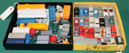 50 HO scale Wiking plastic model vehicles. Including single deck buses, Mercedes artic, breakdown